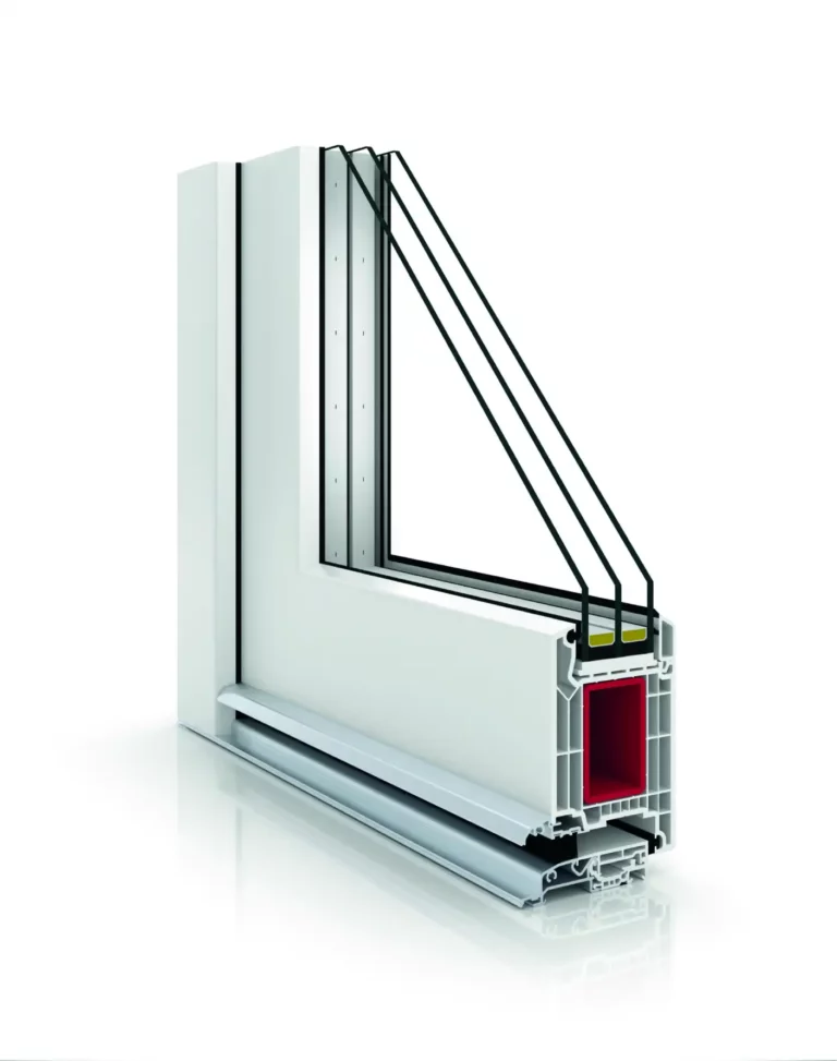 Przekrój przeszklonych drzwi Vetrex V76 125