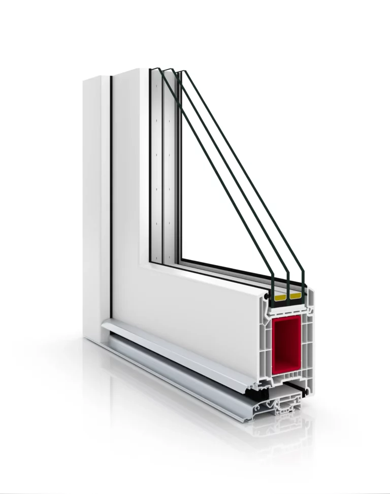 Przekrój przeszklonych drzwi Vetrex V82 125